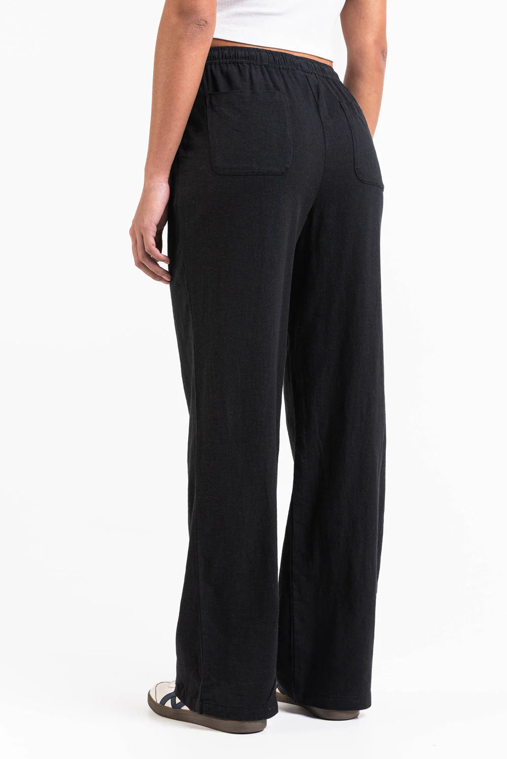 Mila 01High Rette Linbukser - Black - Image 2