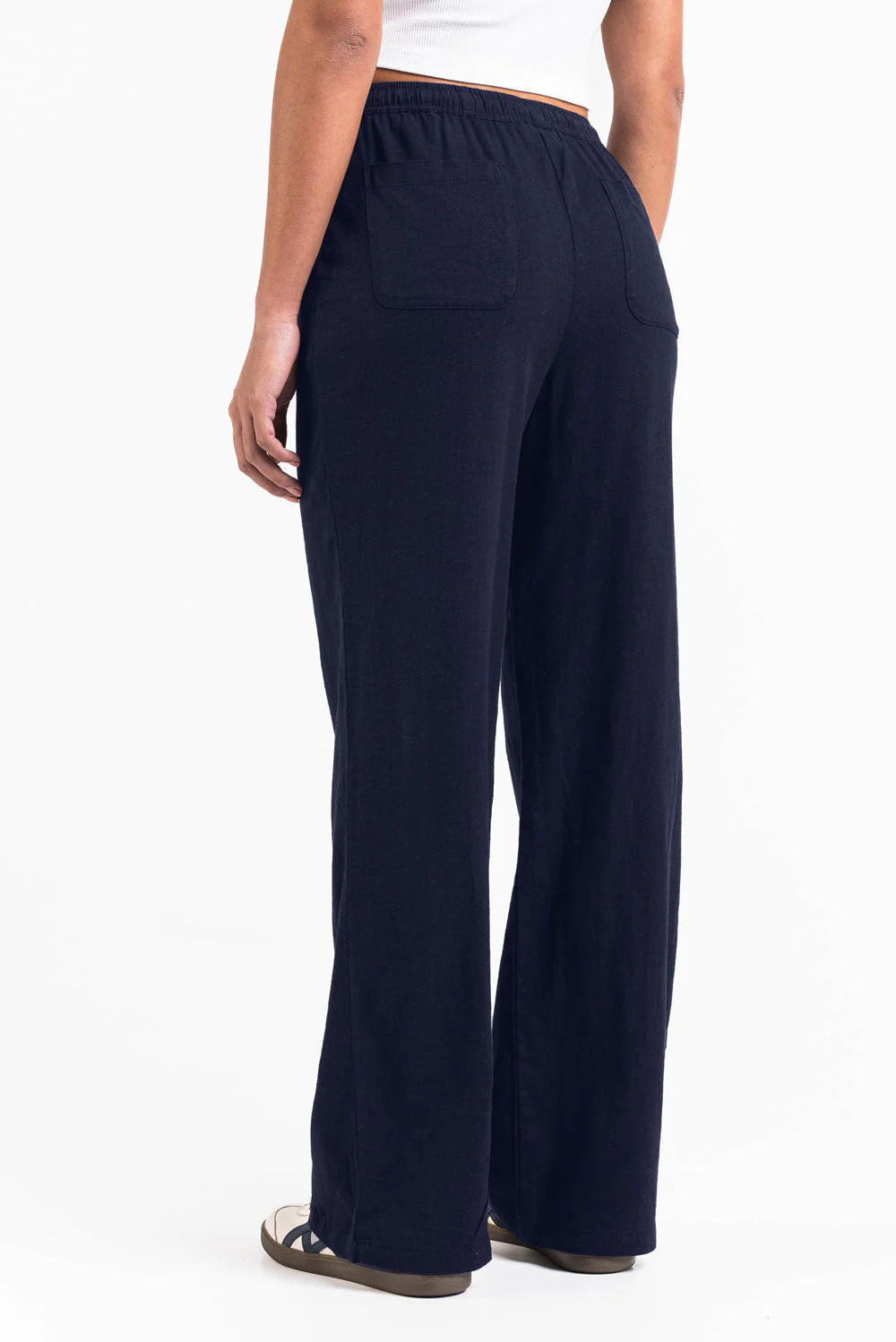 Mila 01High Rette Linbukser - Navy - Image 2