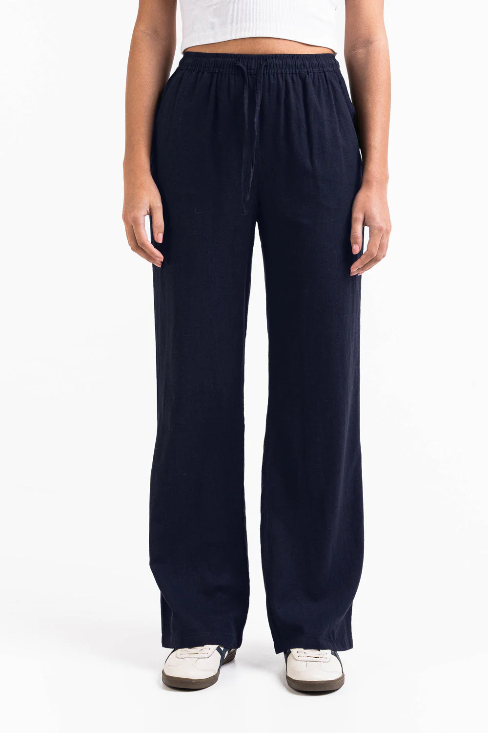 Mila 01High Rette Linbukser - Navy - Image 4