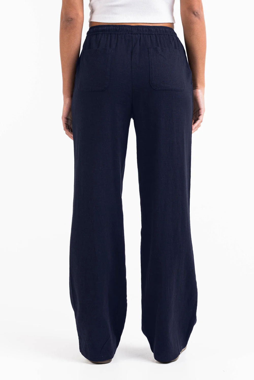 Mila 01High Rette Linbukser - Navy - Image 5