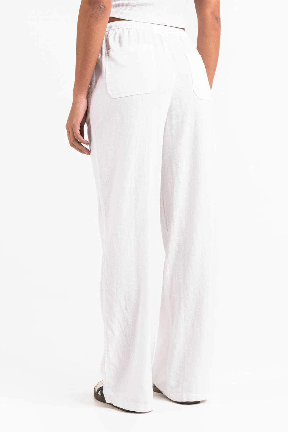 Mila 01High Rette Linbukser - White - Image 2