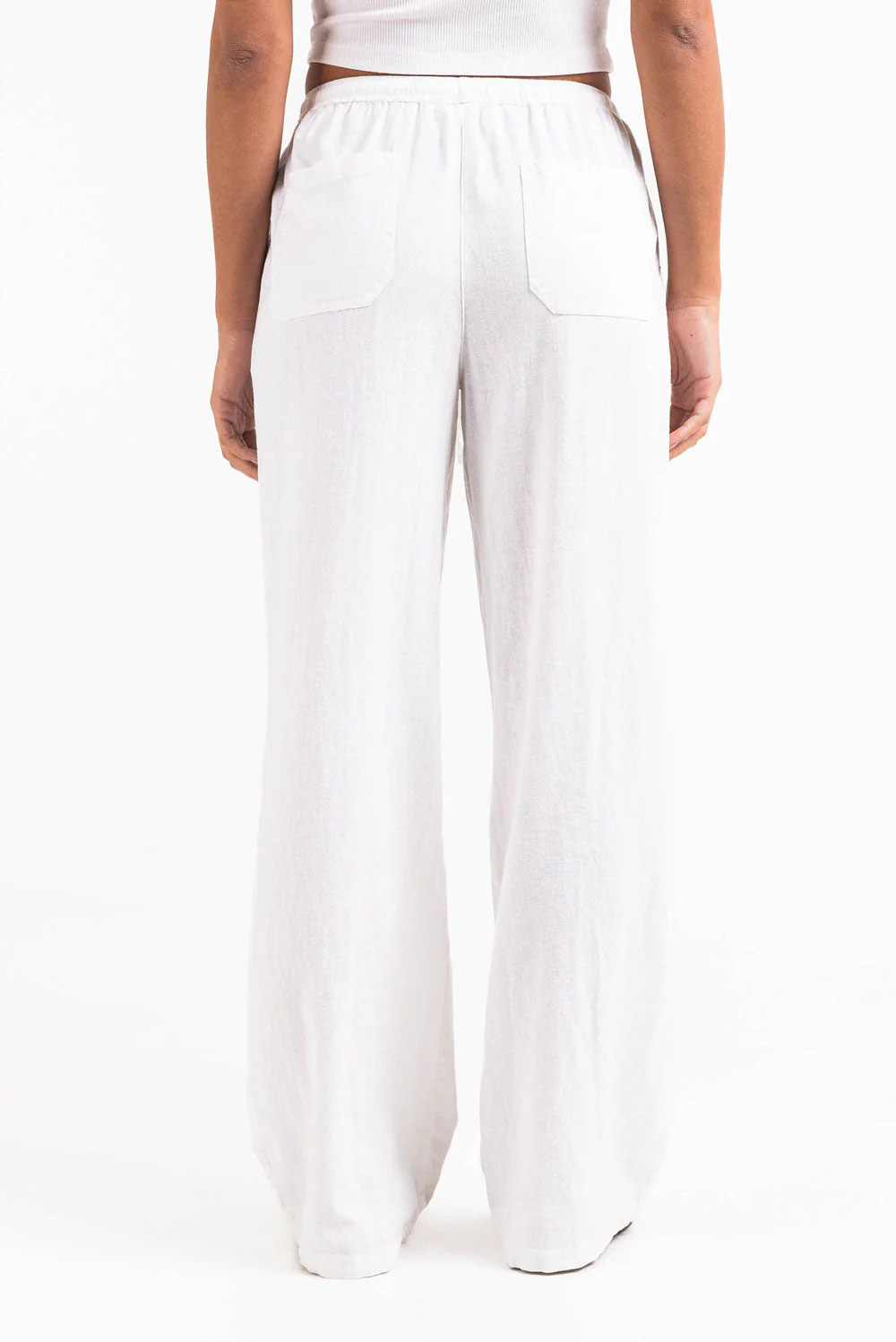 Mila 01High Rette Linbukser - White - Image 4
