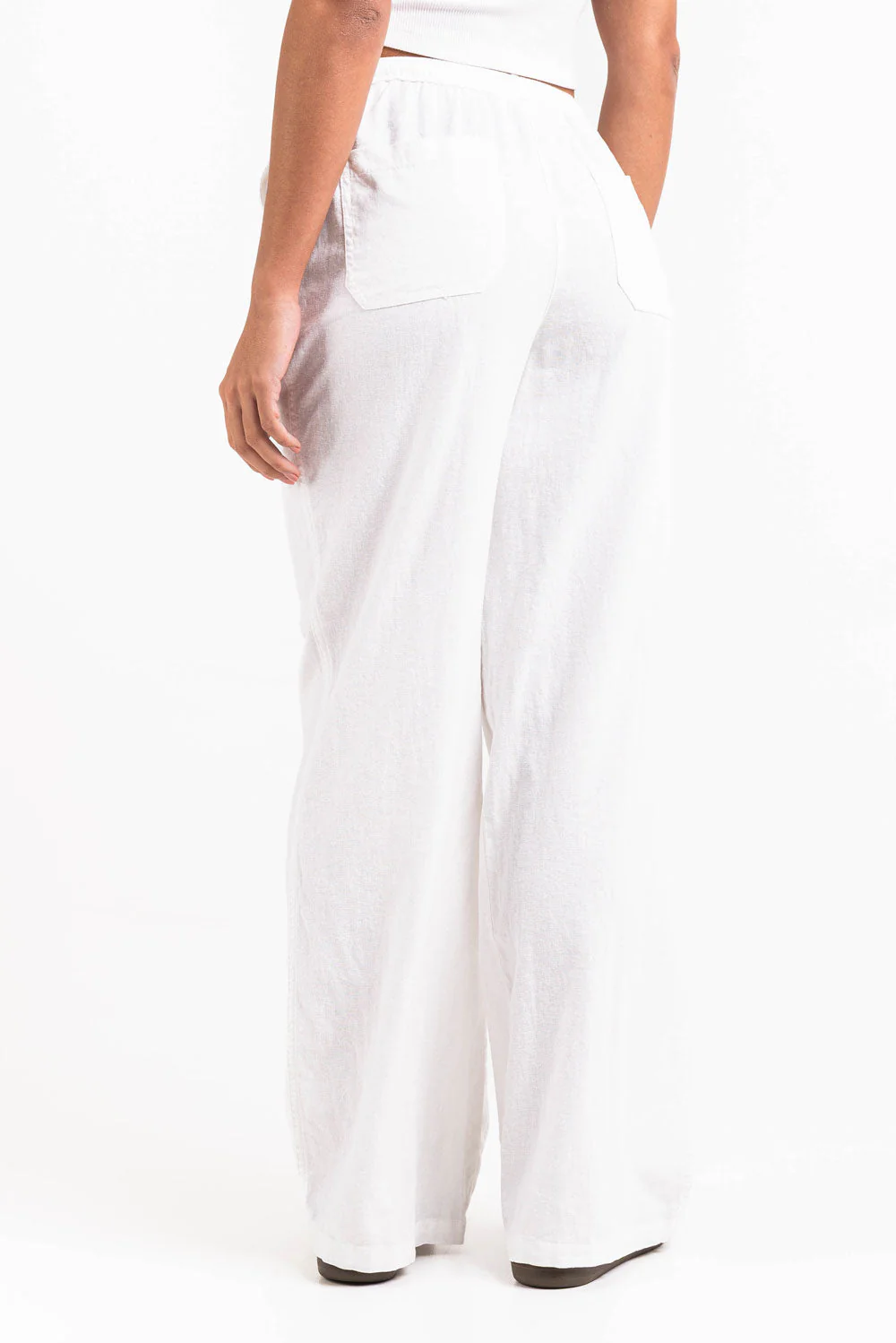 Mila 01High Rette Linbukser - White - Image 7