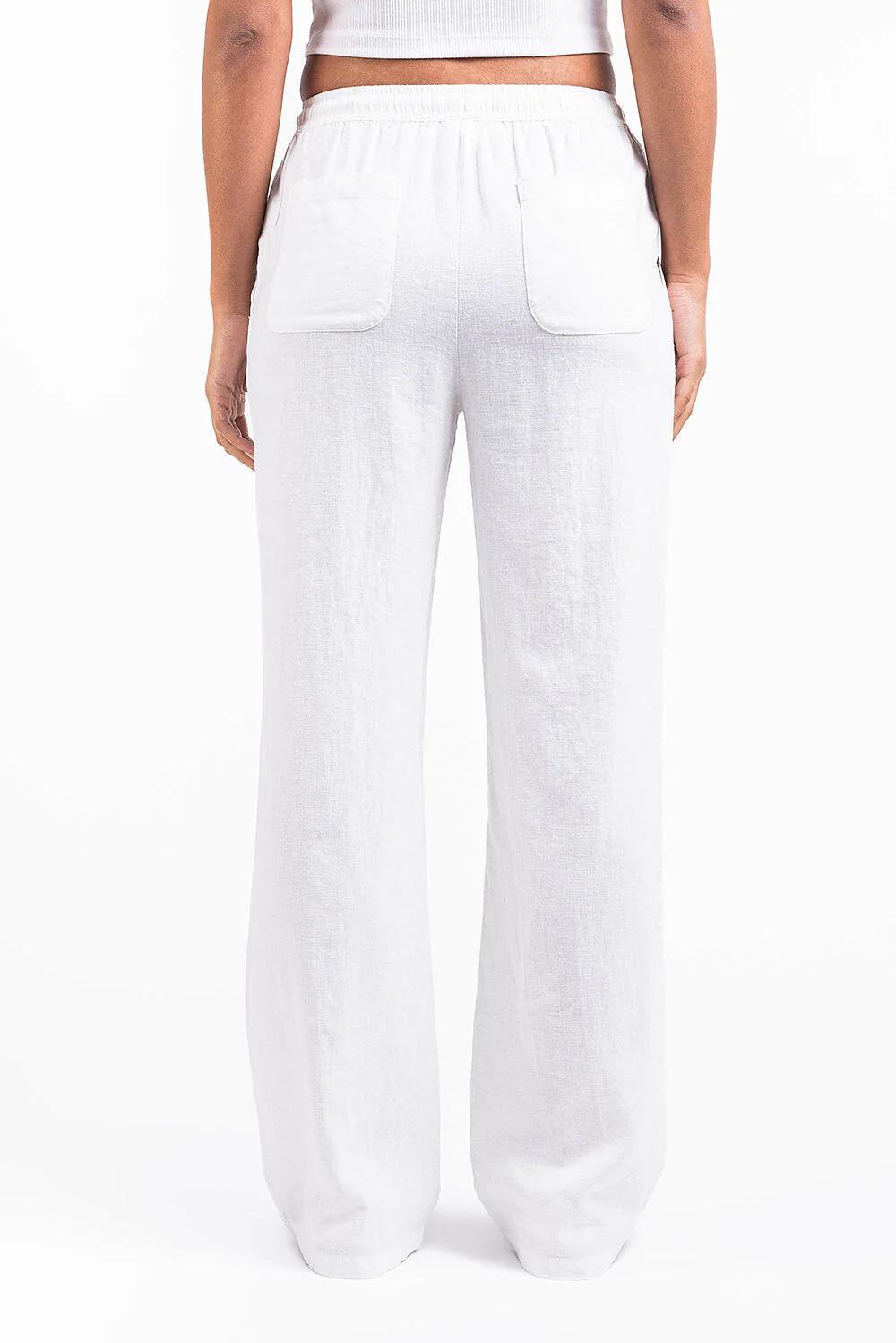Mila 01High Rette Linbukser - White - Image 4