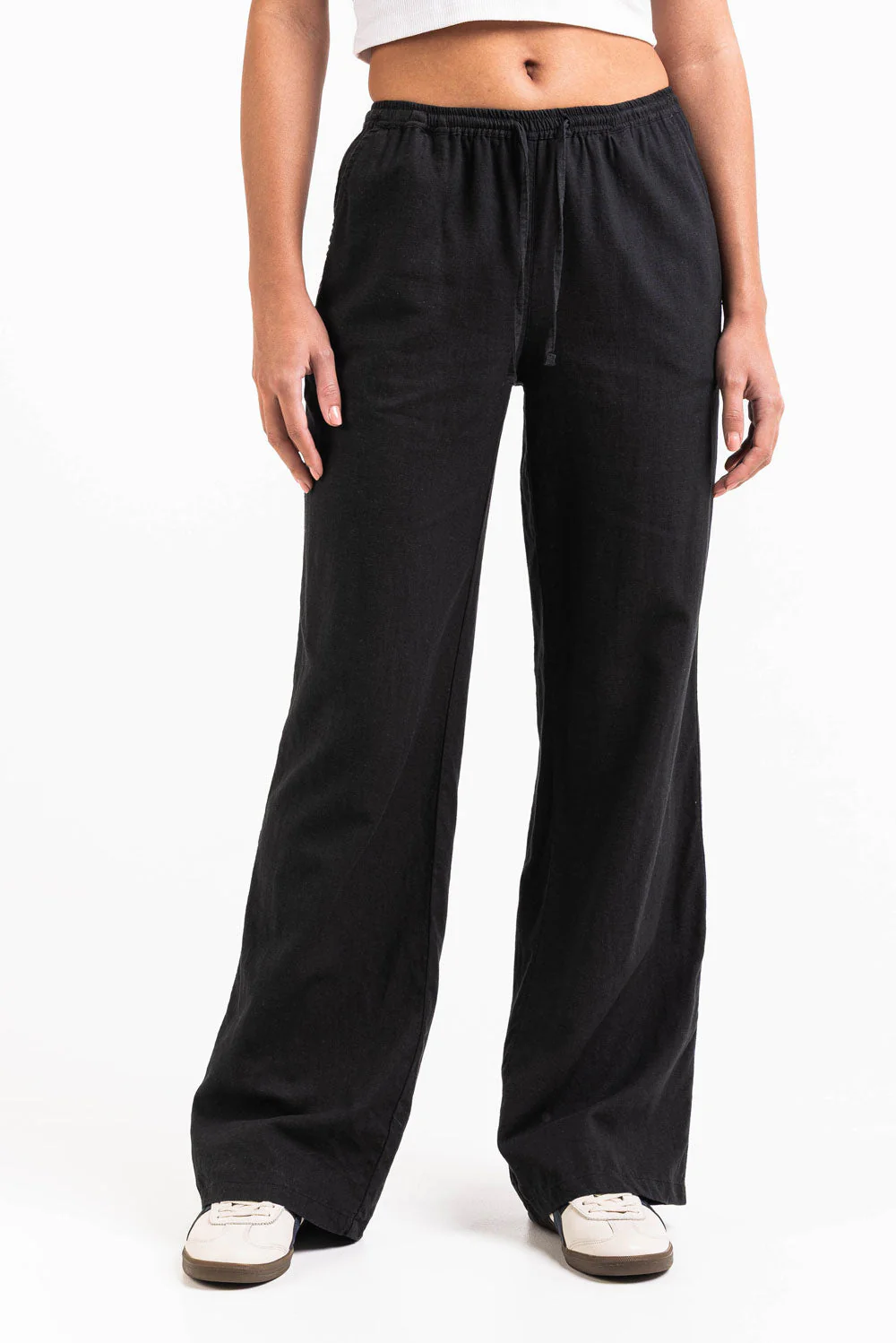 Mila 01Mid Rette Linbukser - Black