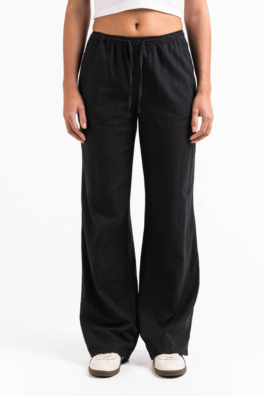 Mila 01Mid Rette Linbukser - Black - Image 4