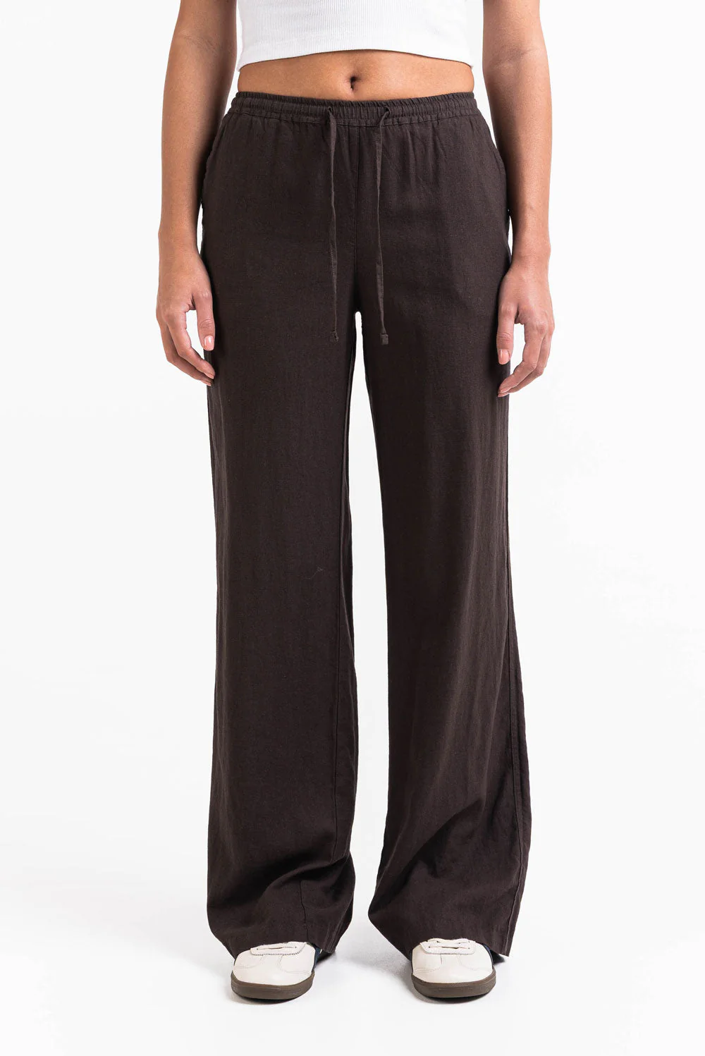 Mila 01Mid Rette Linbukser - Brown - Image 5