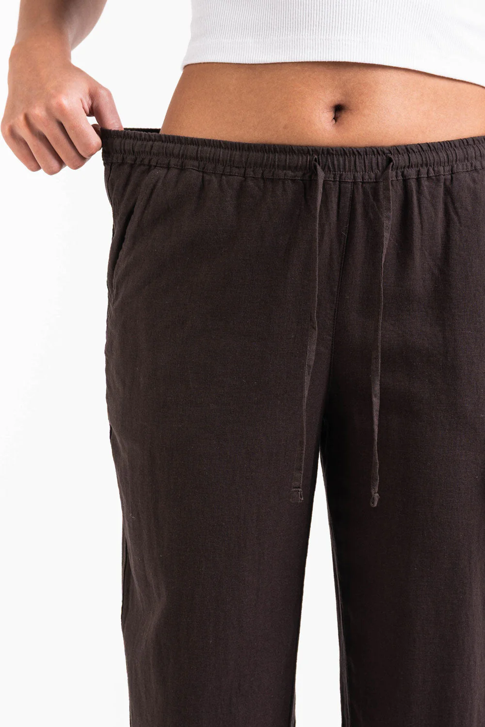 Mila 01Mid Rette Linbukser - Brown - Image 6