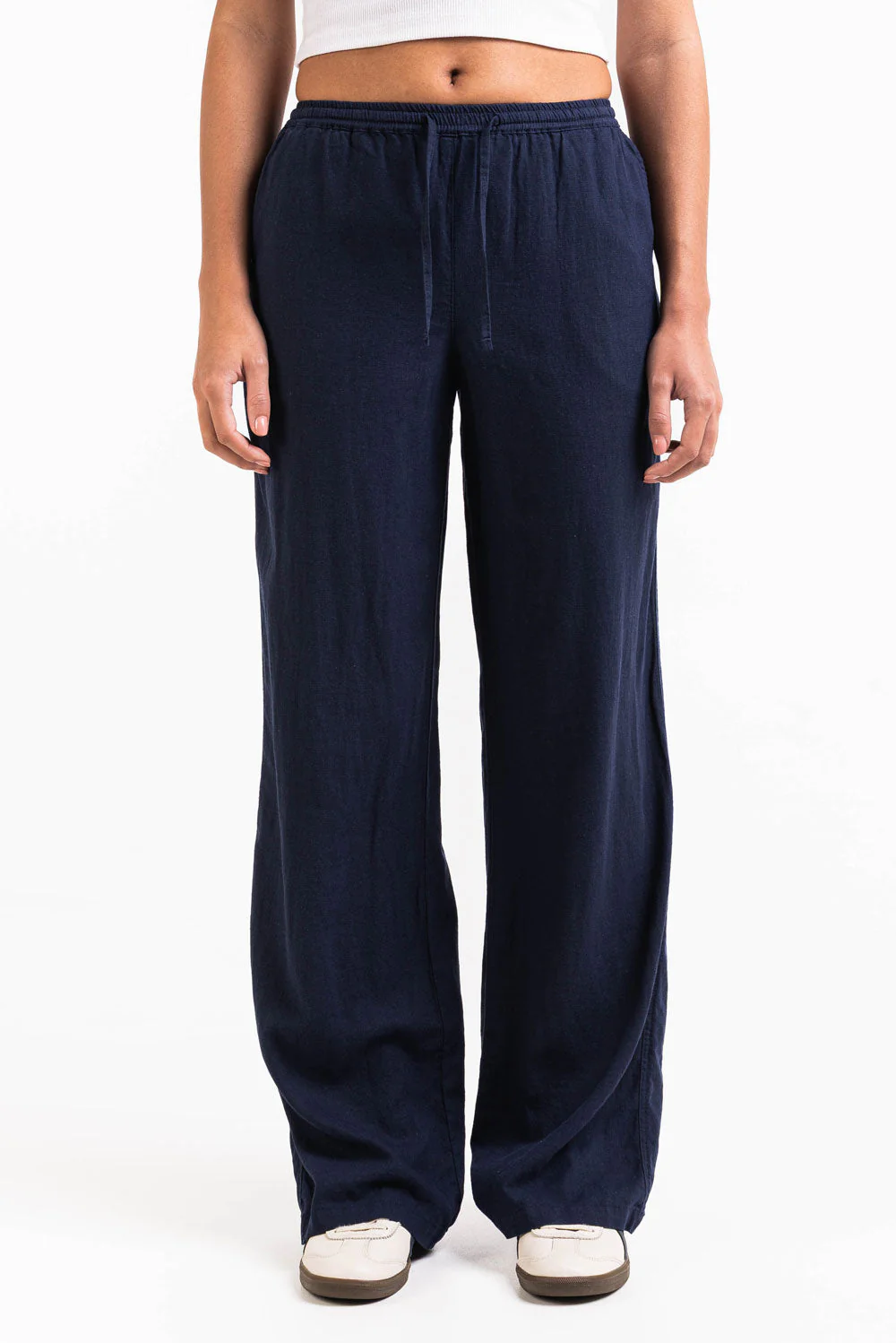 Mila 01Mid Rette Linbukser - Navy - Image 7