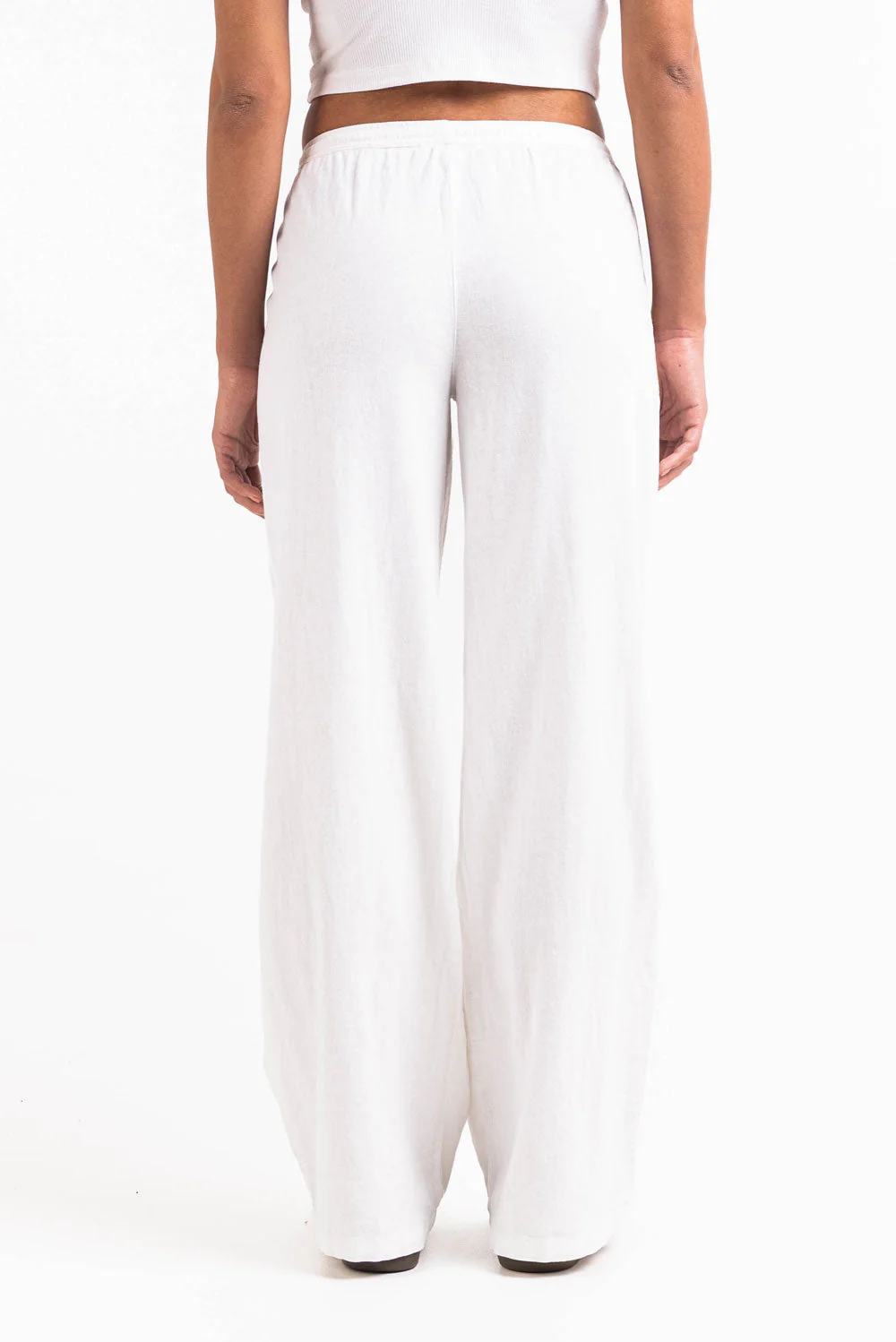 Mila 01Mid Rette Linbukser - White - Image 2