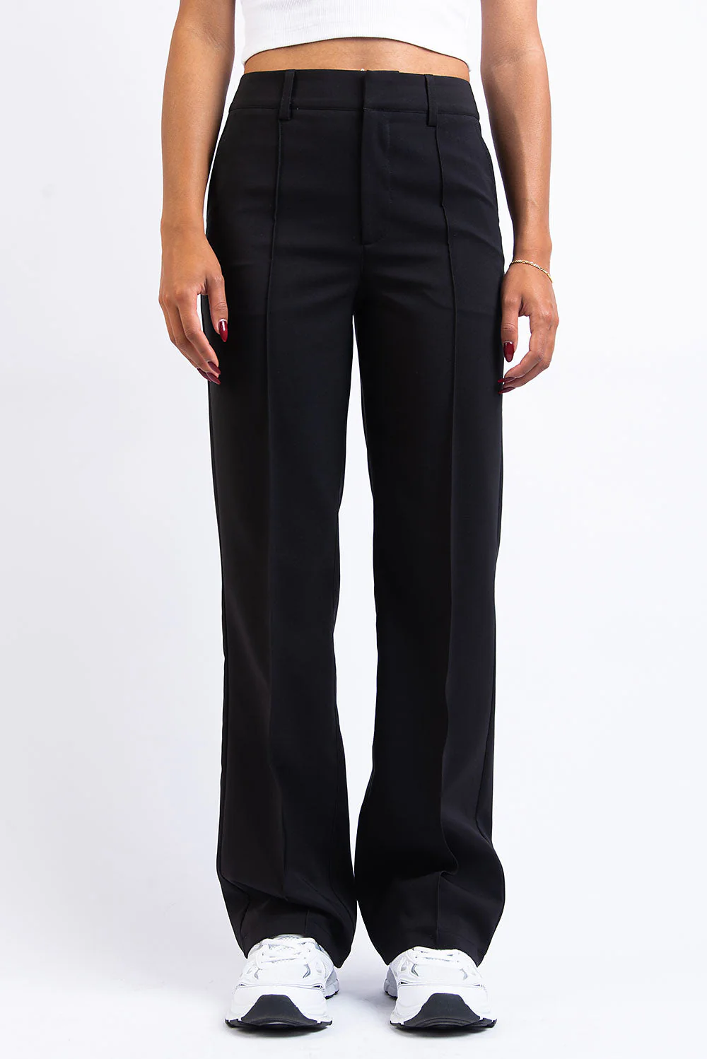 Nova 02High Rette Dressbukser - Black - Image 4