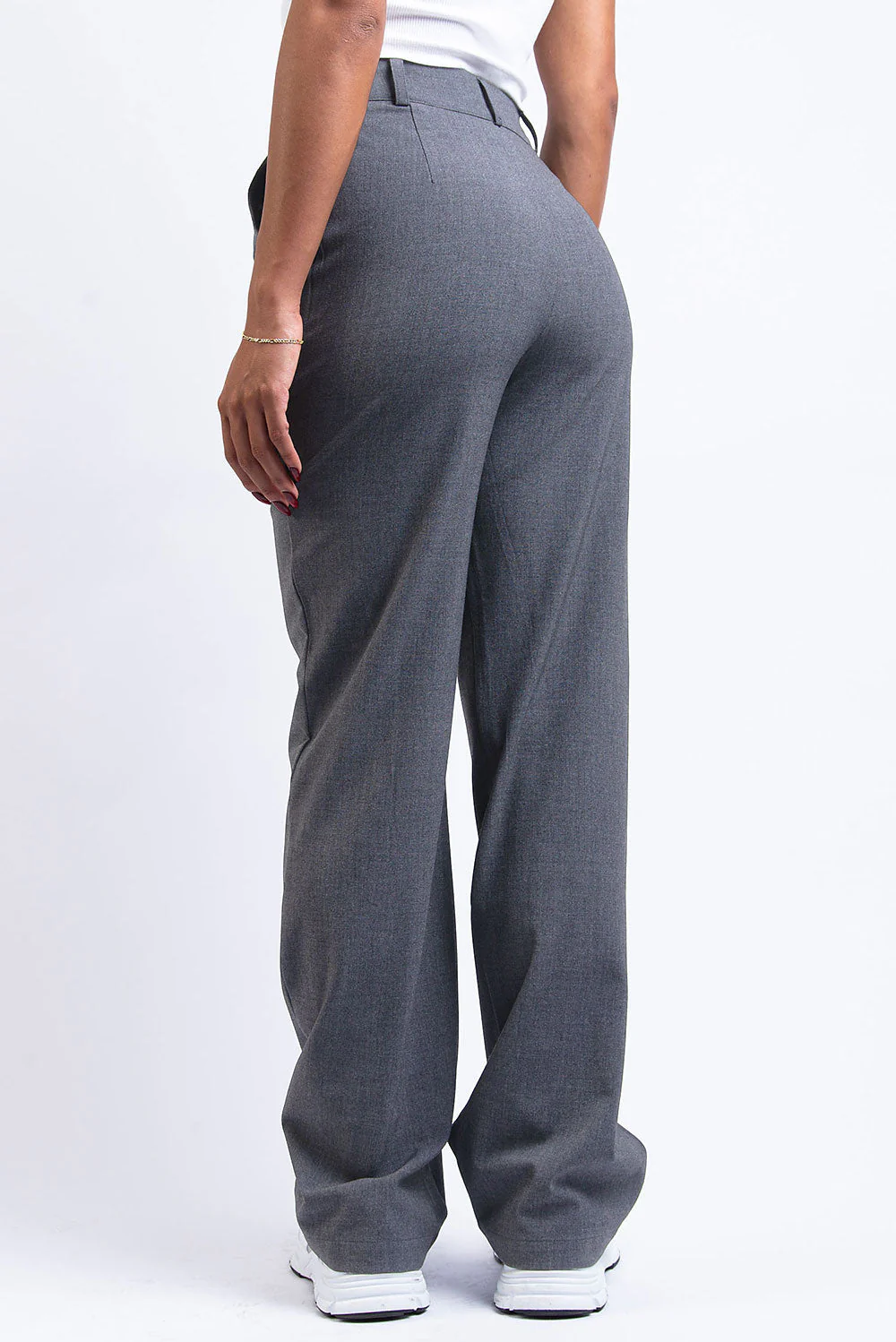 Nova 02High Rette Dressbukser - Grey - Image 3