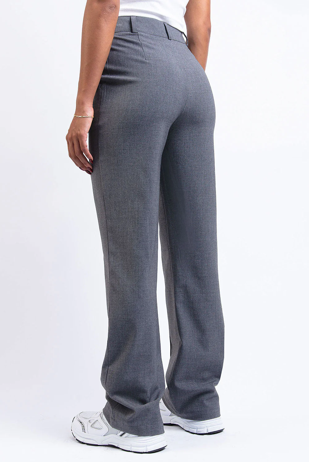 Nova 02High Rette Dressbukser - Grey - Image 4