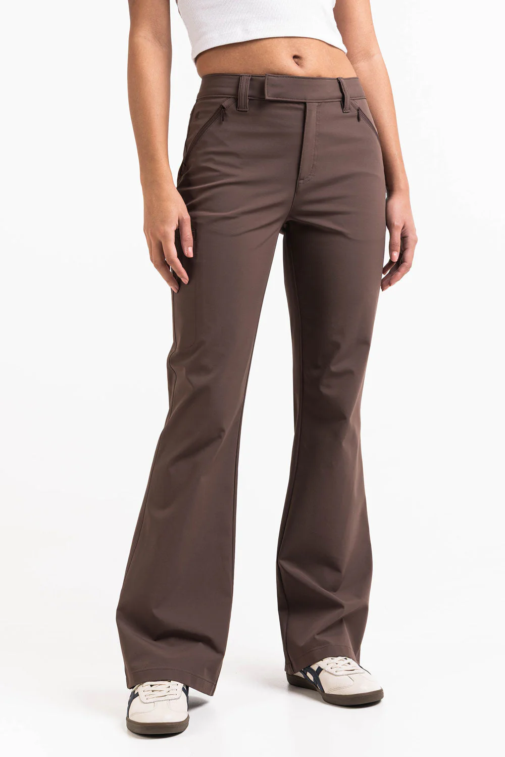 Sierra 01Mid GoUrban Bootcut Bukser - Mocca - Image 4