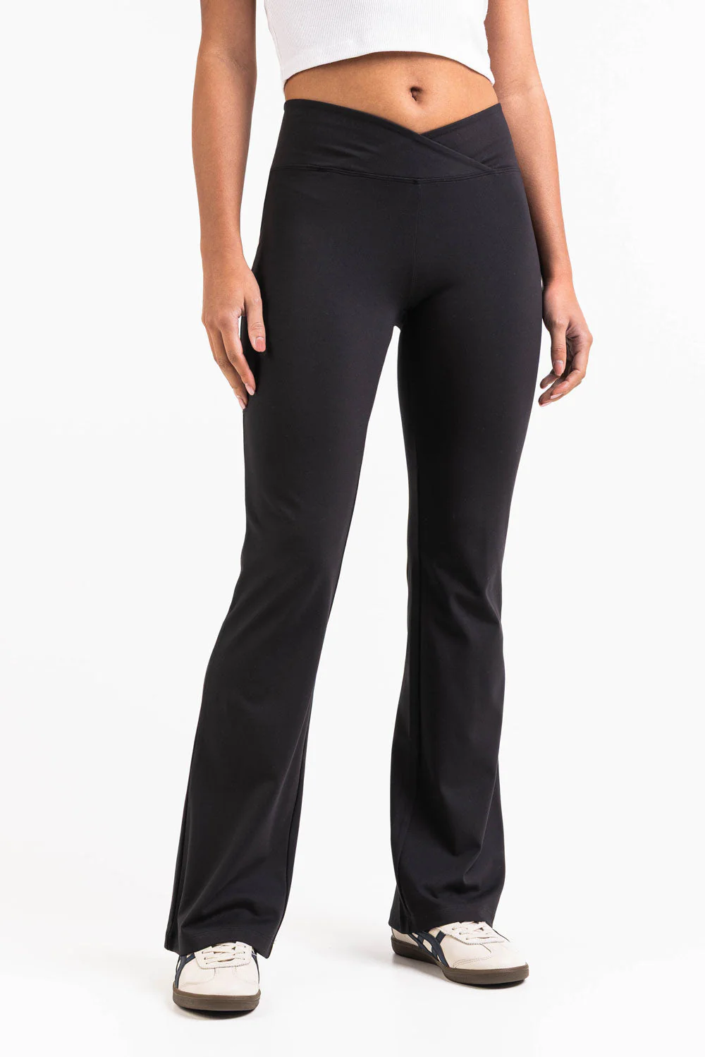 Siri 01Mid ActiveFlex Bootcut Bukser - Black - Image 5