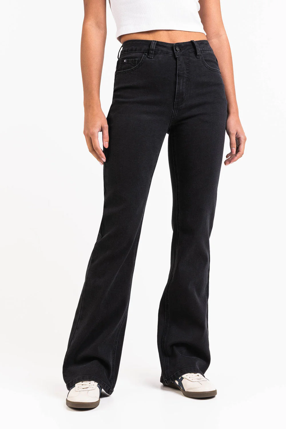 Taylor 02High Bootcut Jeans - Black
