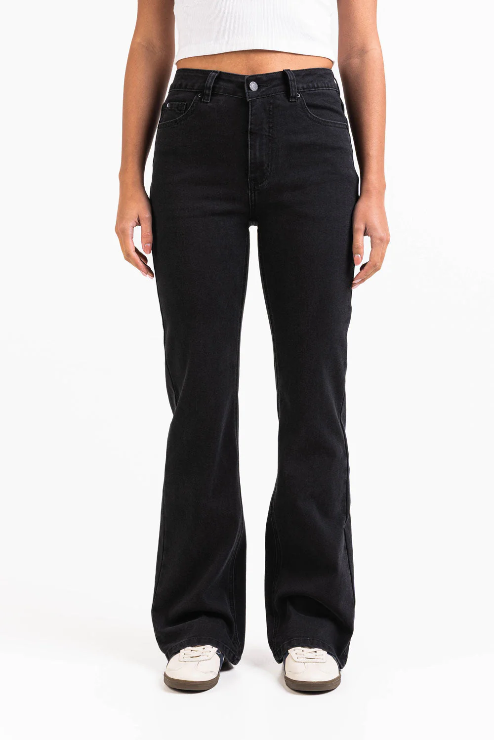 Taylor 02High Bootcut Jeans - Black - Image 3