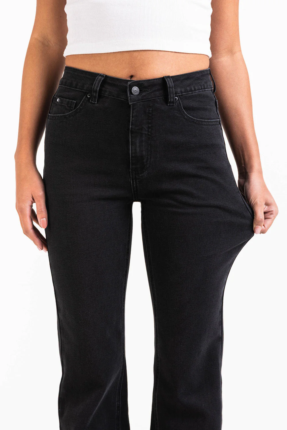 Taylor 02High Bootcut Jeans - Black - Image 4