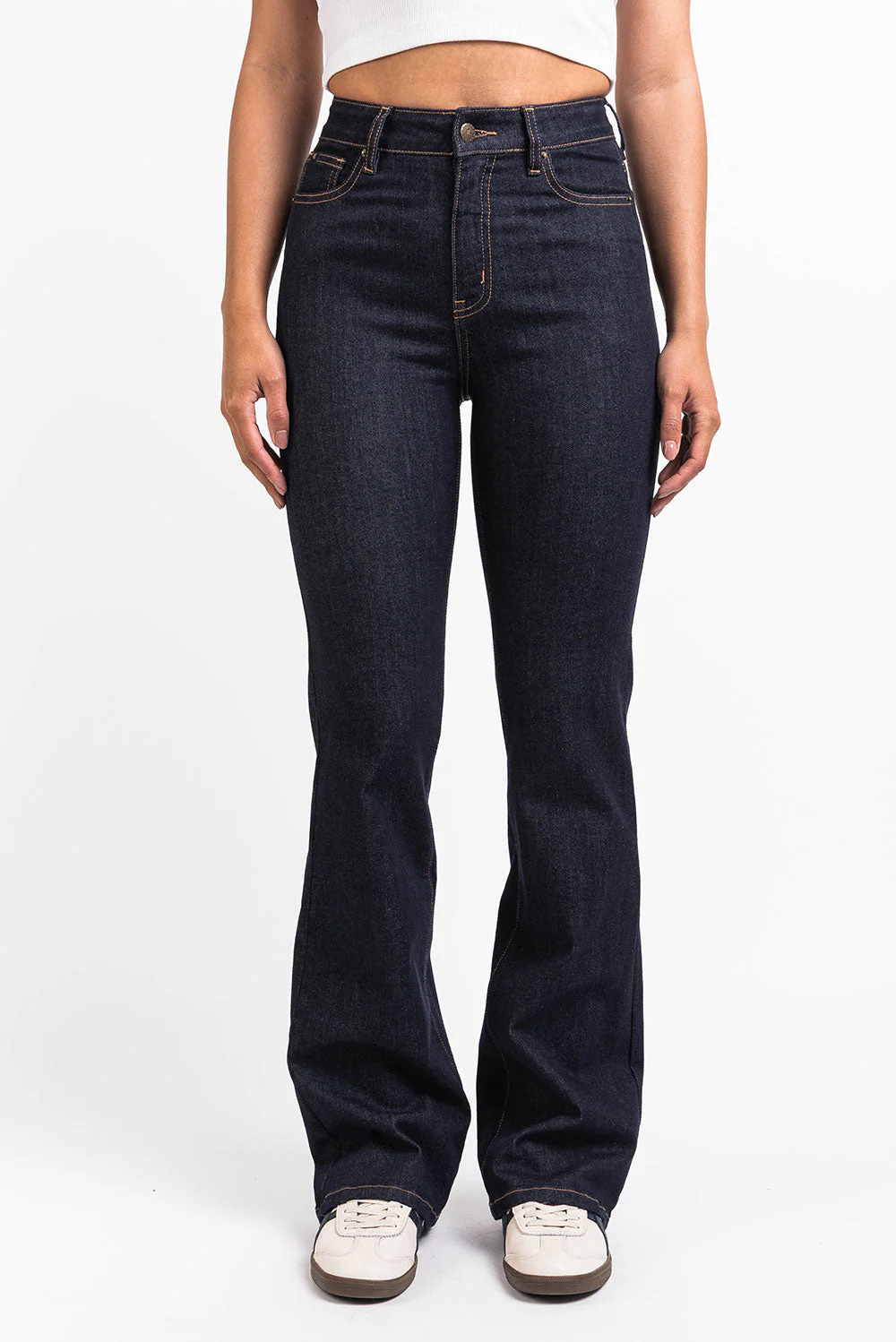 Taylor 02High Bootcut Jeans - Raw Denim - Image 3