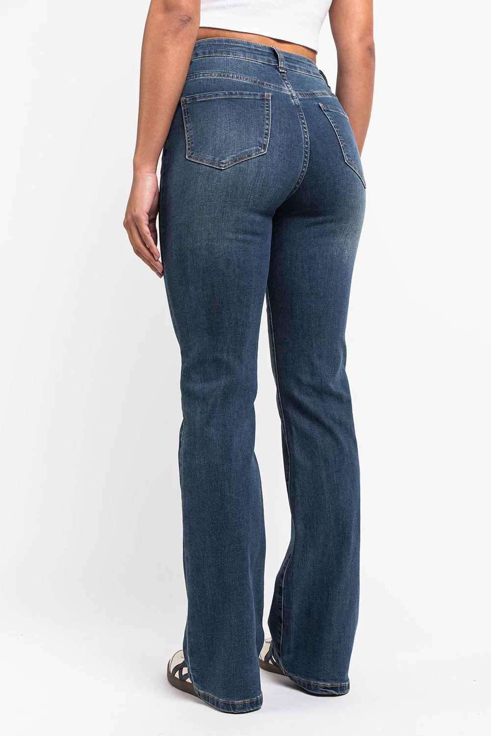 Taylor 02High Bootcut Jeans - Vintage Blue - Image 4