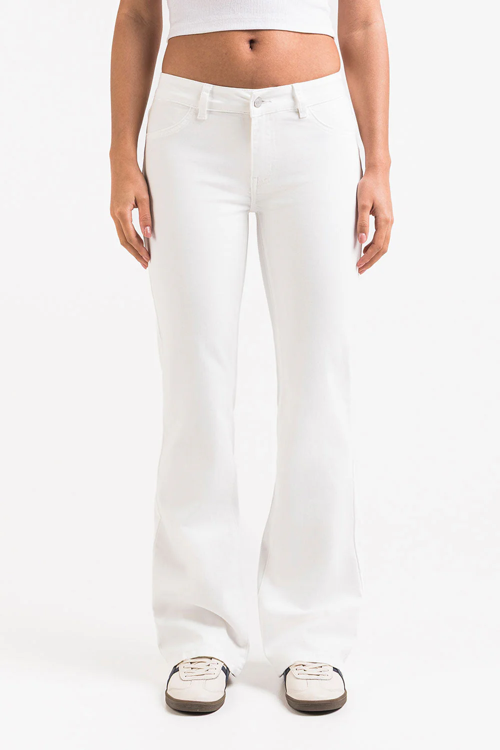 Taylor 02Low Bootcut Jeans - White