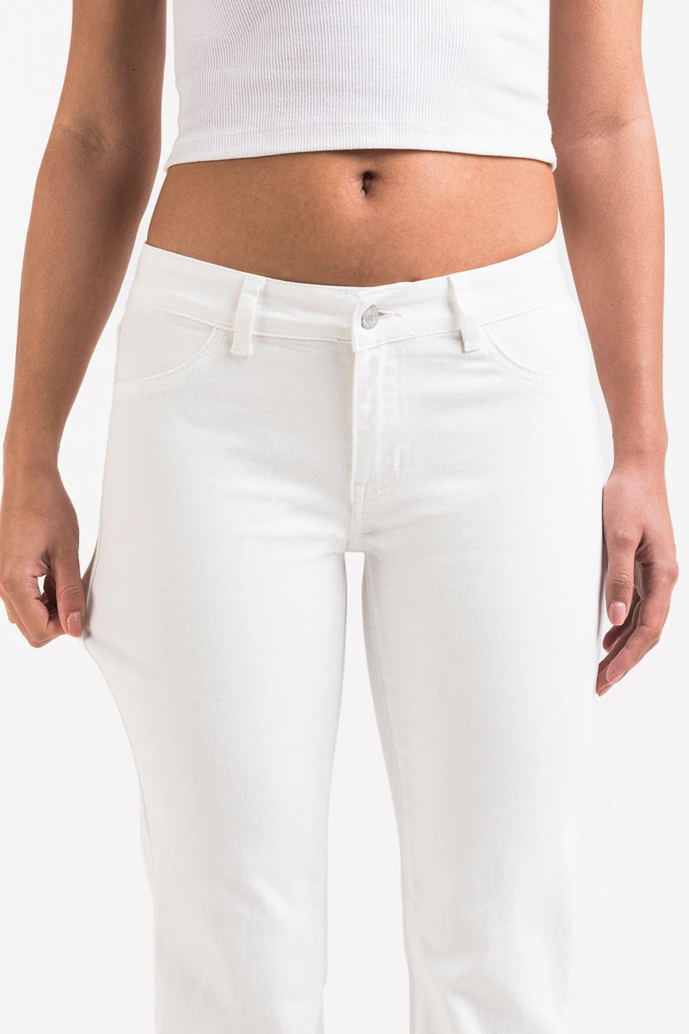 Taylor 02Low Bootcut Jeans - White - Image 3