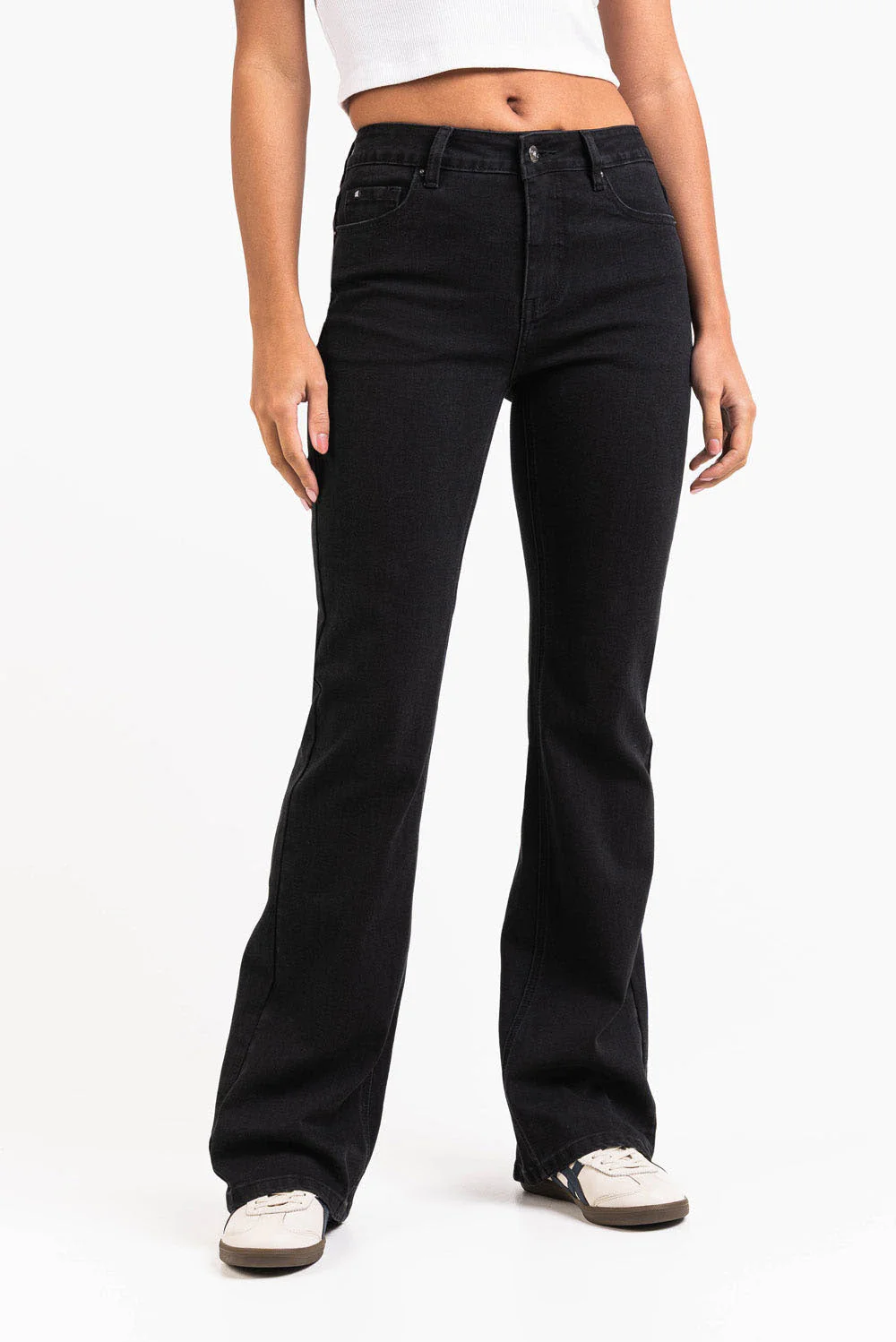 Taylor 02Mid Bootcut Jeans - Black
