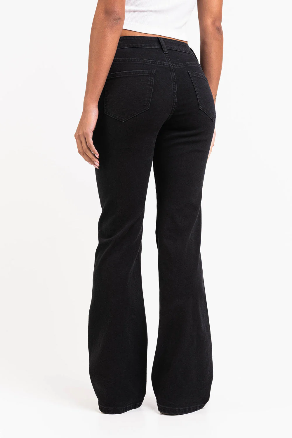 Taylor 02Mid Bootcut Jeans - Black - Image 2