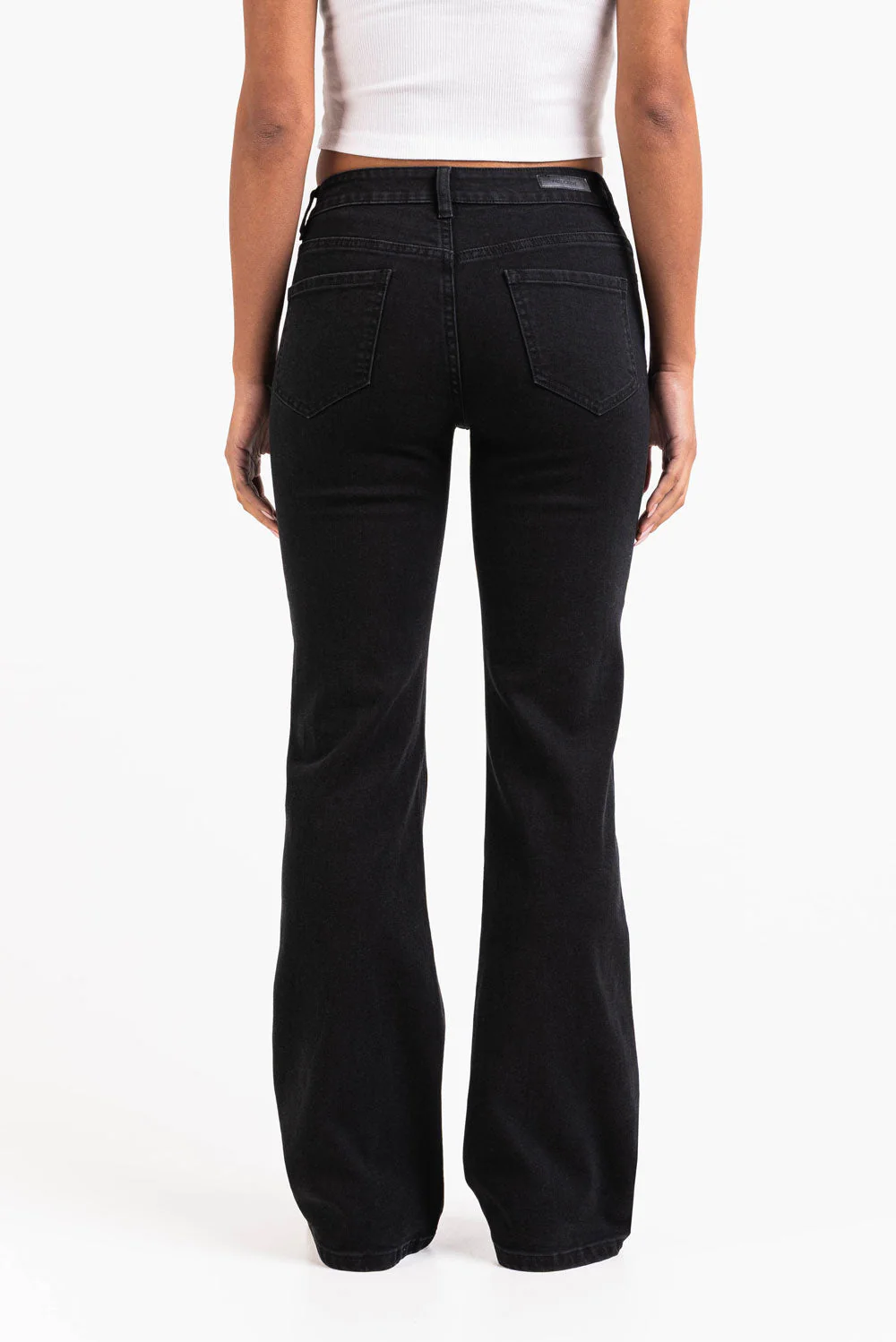 Taylor 02Mid Bootcut Jeans - Black - Image 3