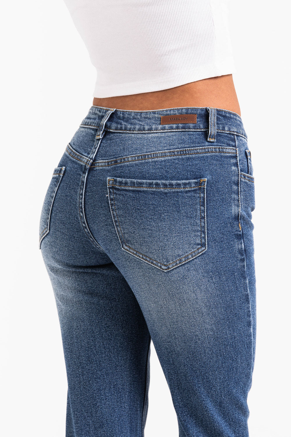 Taylor 02Mid Bootcut Jeans - Classic Blue - Image 4