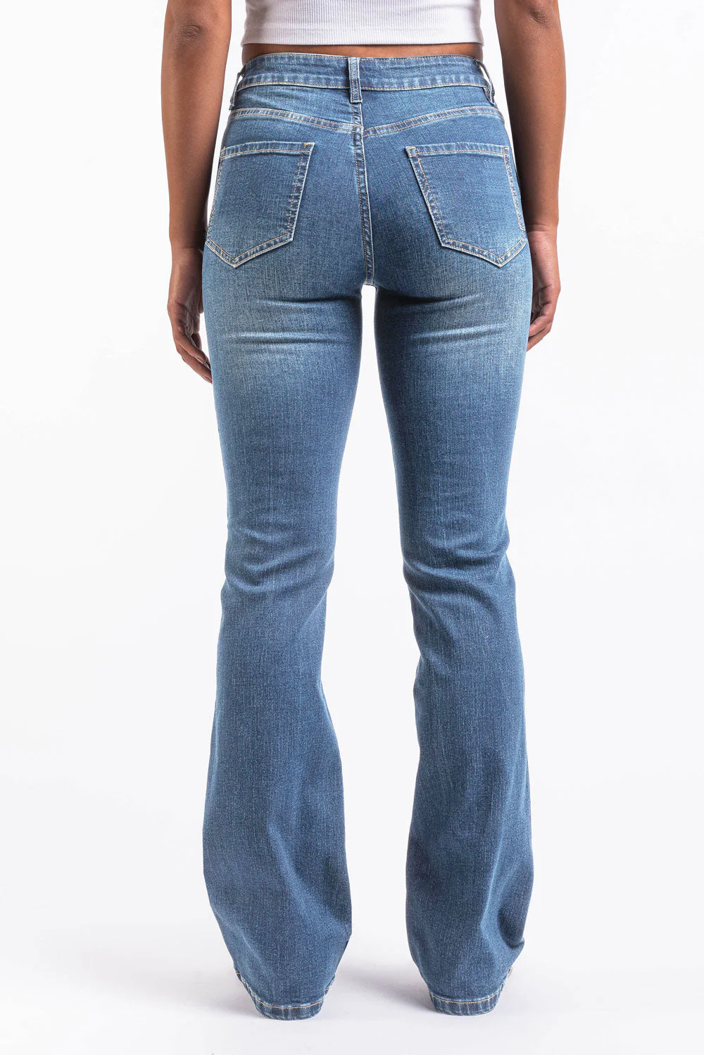 Taylor 02Mid Bootcut Jeans - Denim Blue - Image 5