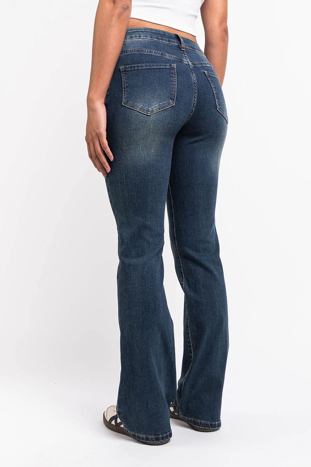 Taylor 02Mid Bootcut Jeans - Vintage Blue - Image 4