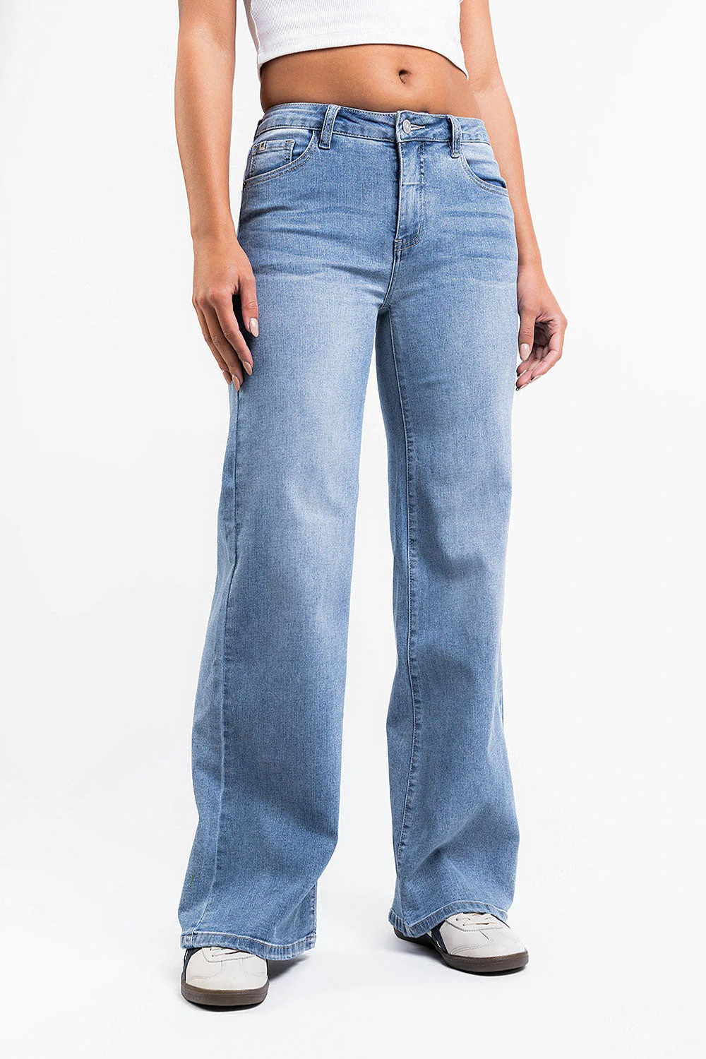 Taylor 03Mid Vide Jeans - Bleach Blue