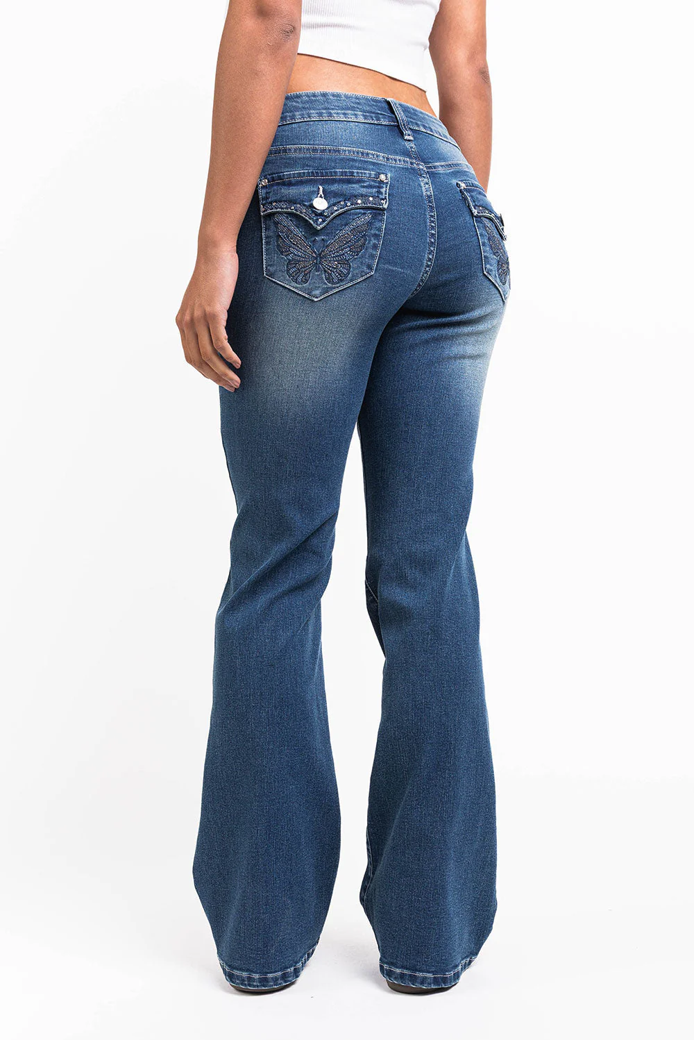 Taylor 04Low Bootcut Jeans - Blue