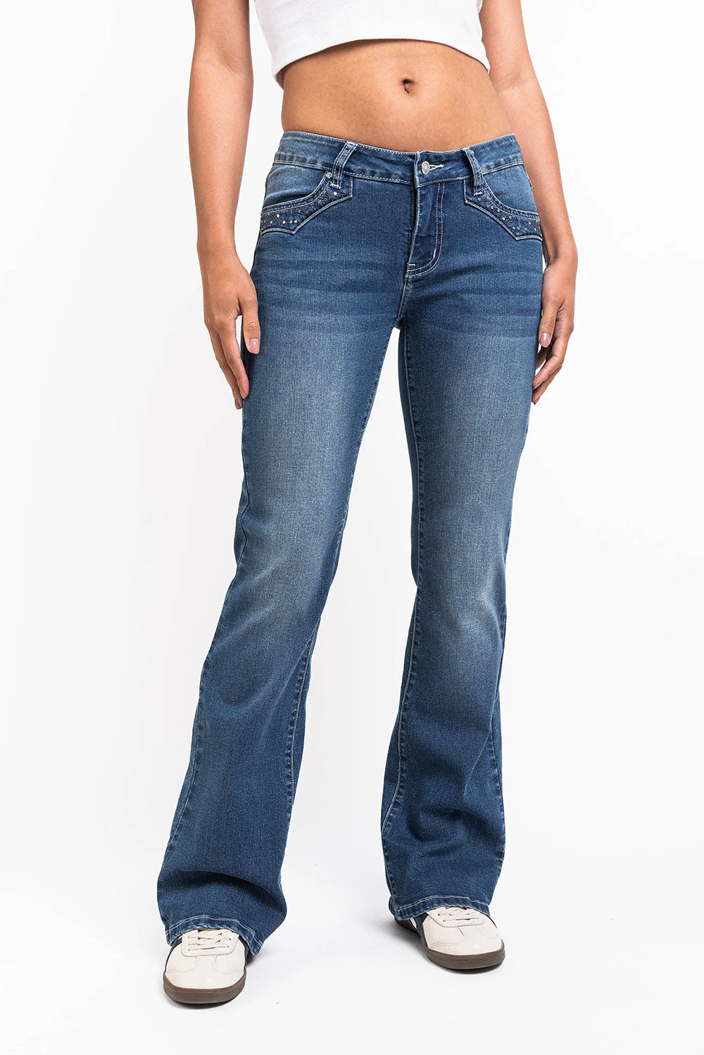 Taylor 04Low Bootcut Jeans - Blue - Image 2