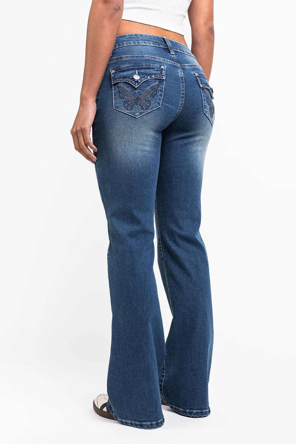 Taylor 04Low Bootcut Jeans - Blue - Image 3