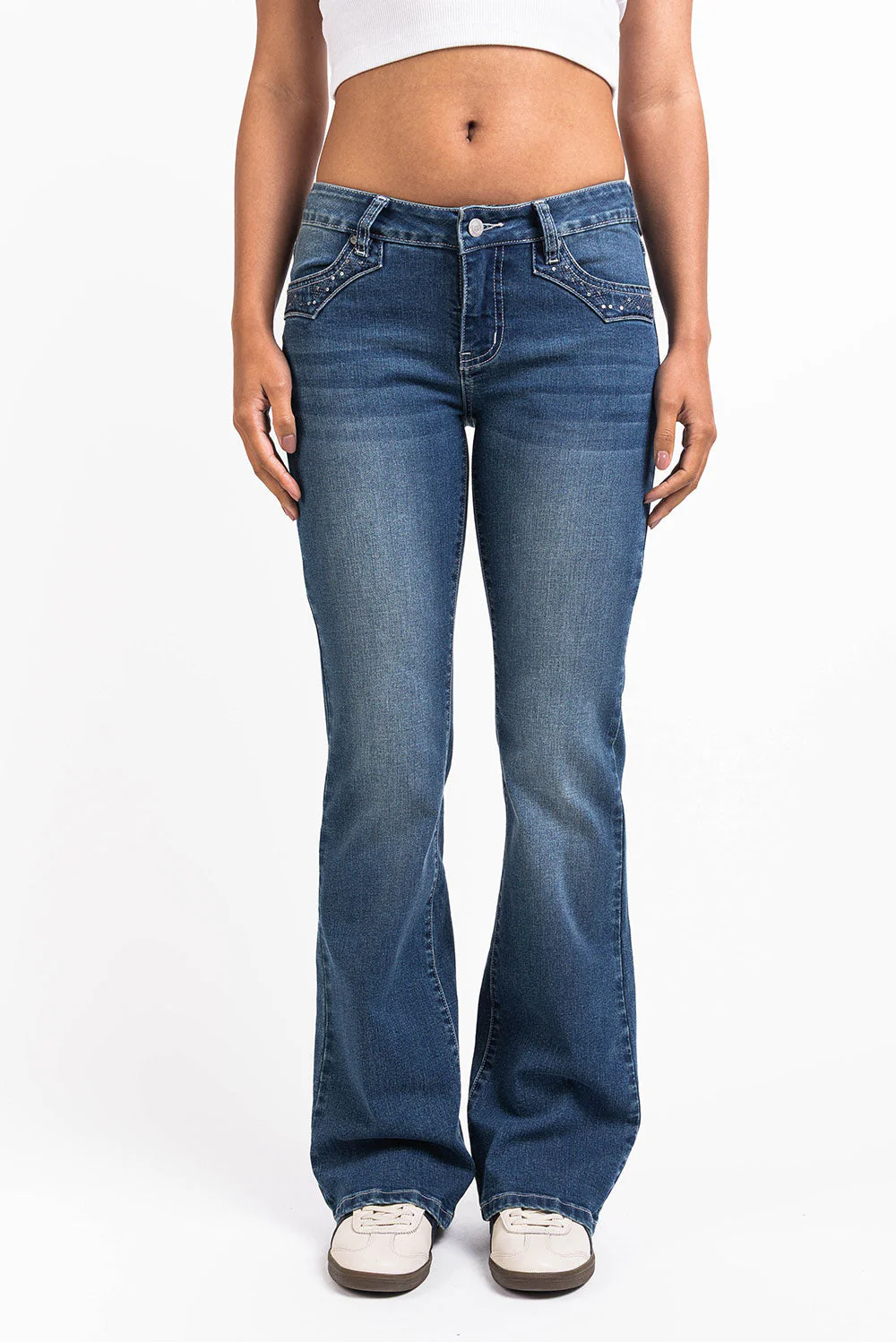 Taylor 04Low Bootcut Jeans - Blue - Image 4