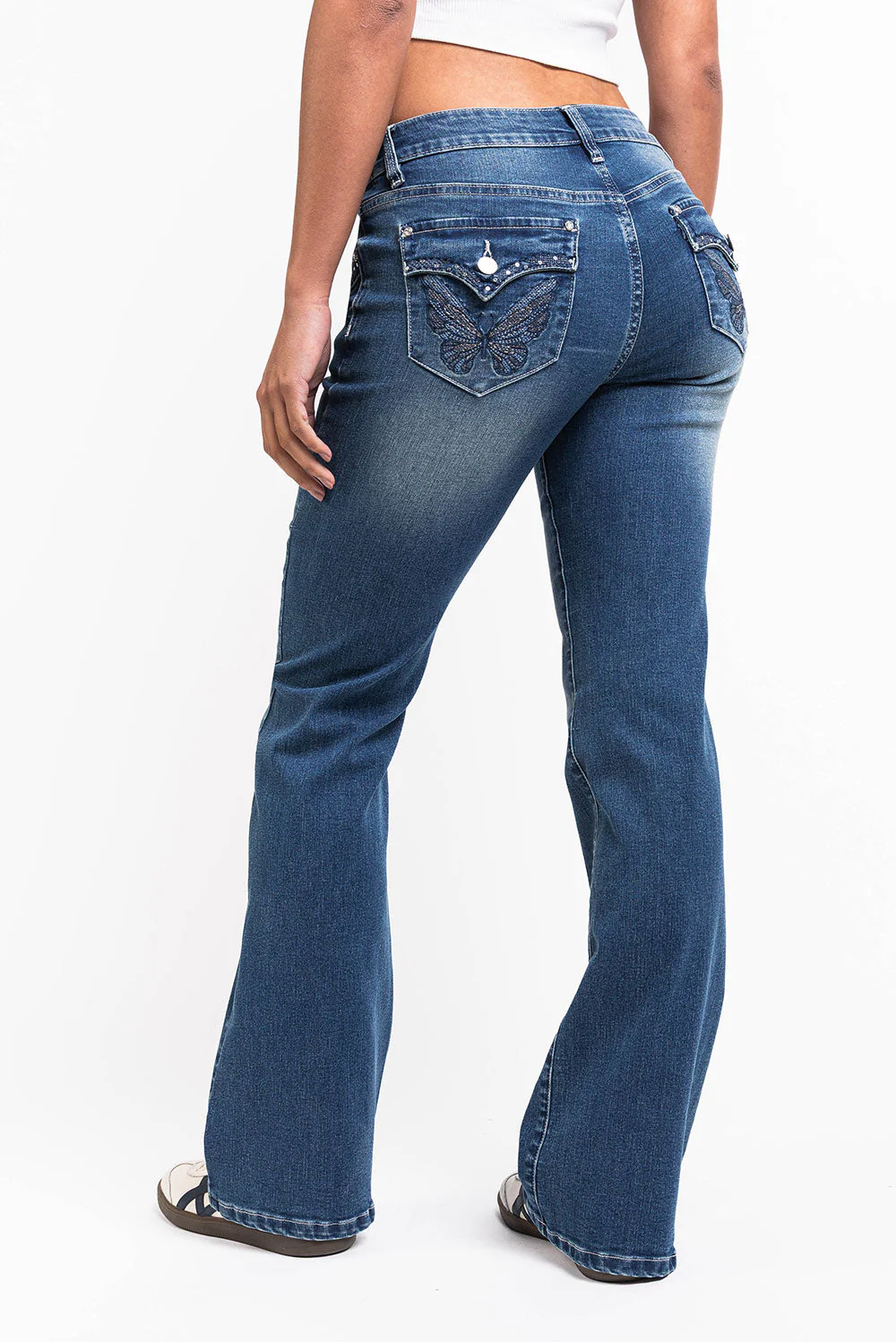 Taylor 04Low Bootcut Jeans - Blue - Image 5