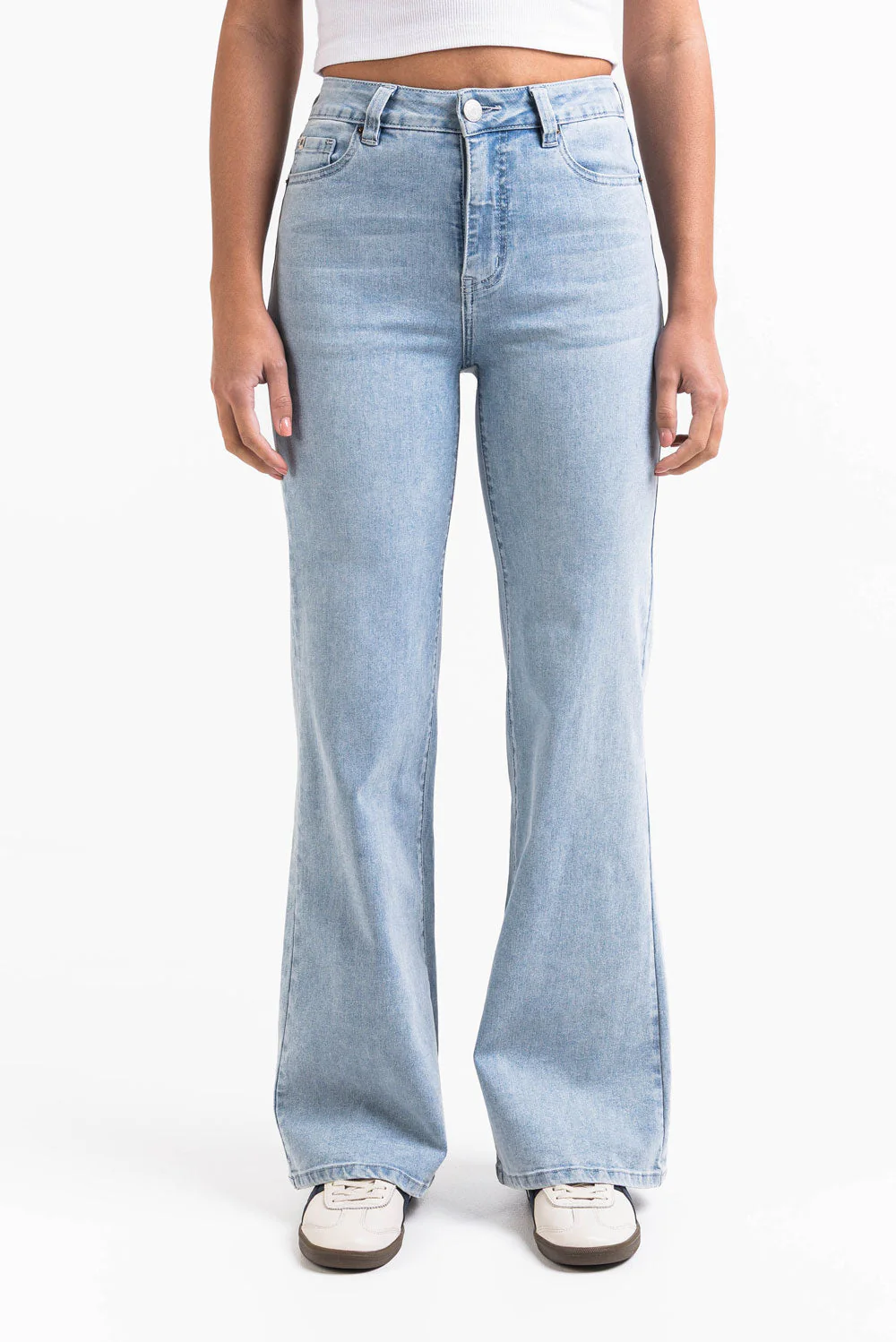 Taylor 06High Flared Jeans - Bleach Blue