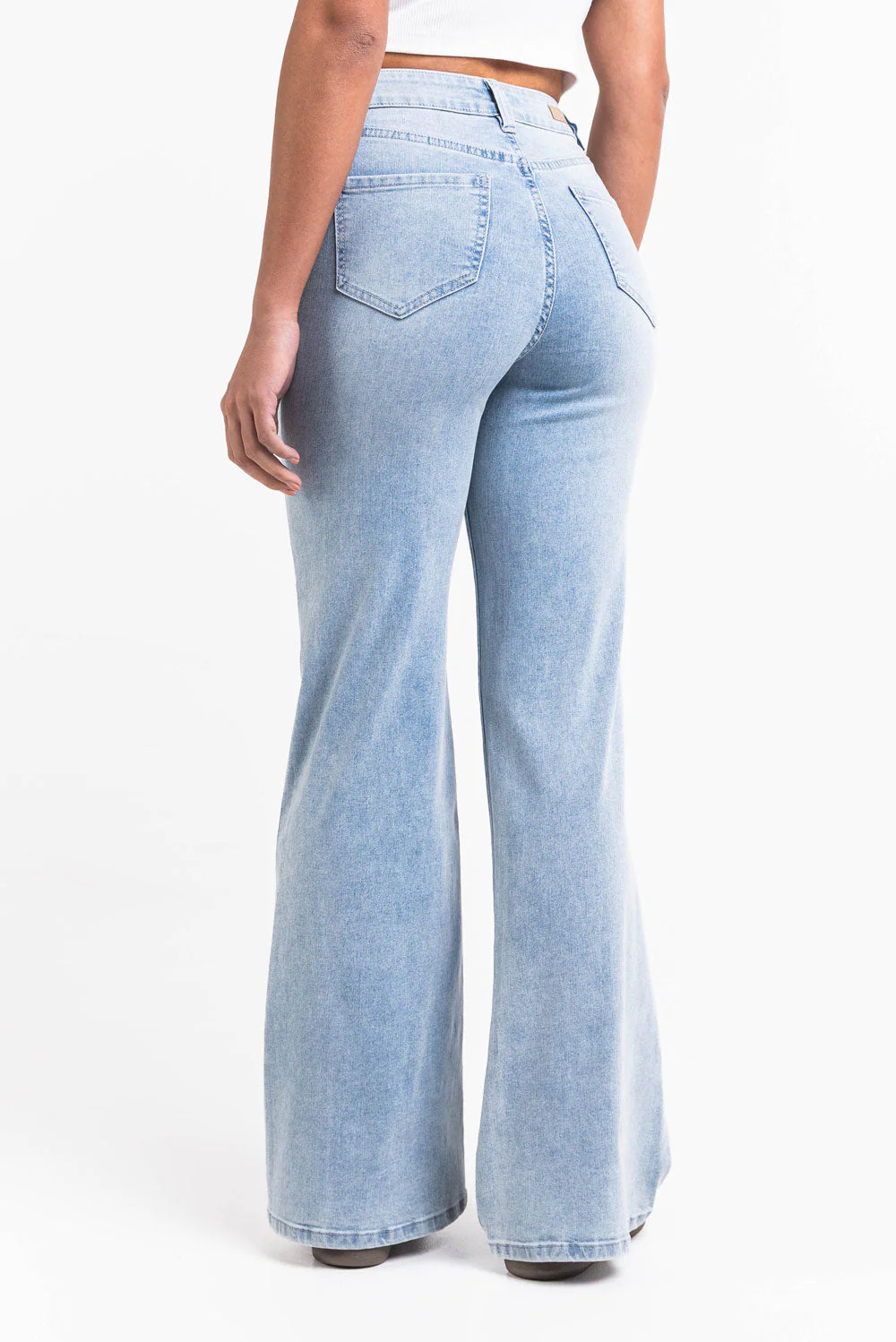 Taylor 06High Flared Jeans - Bleach Blue - Image 4