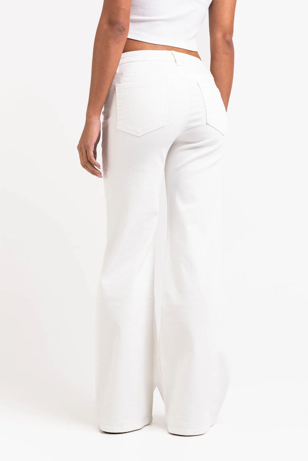 Taylor 06Low Flared Jeans - White - Image 3
