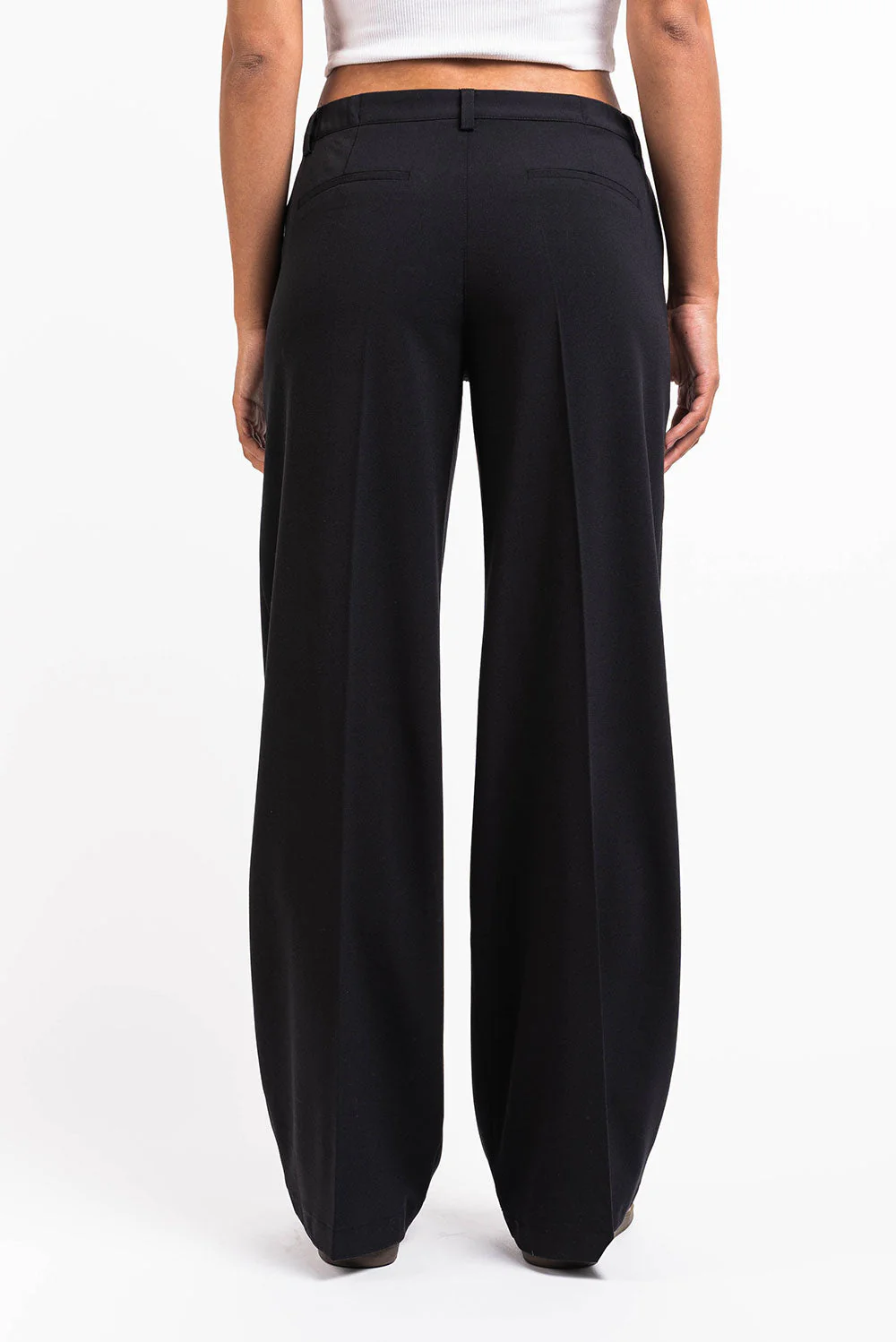 Thilde 01Low Vide Dressbukser - Black - Image 5